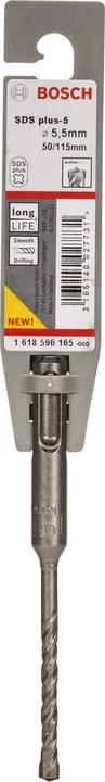 Produktbild Bosch Professional Zubehör Hammerbohrer SDS plus-5, 5,5 x 50 x 115 mm (5.5 mm)