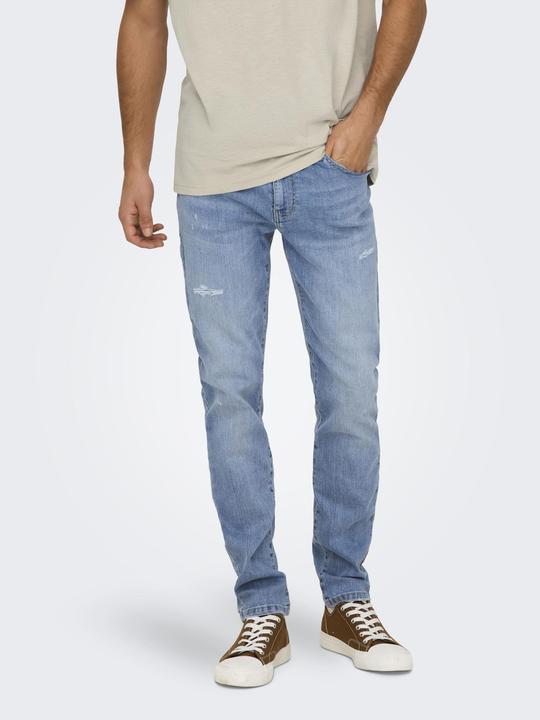 Produktbild Only & Sons ONSLOOM Niedrige Taille Slim Fit Jeans Slim Fit Jeans (W32/L34)