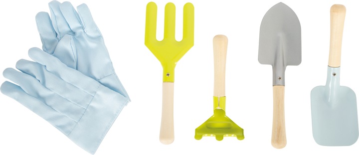 Actual product image small foot Garden apron with garden tools