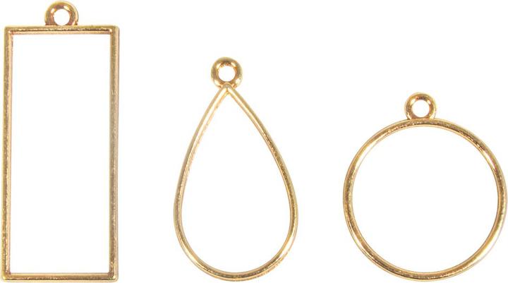 Immagine prodotto Rayher Incastonatura del metallo: ciondolo in oro (Metallo)