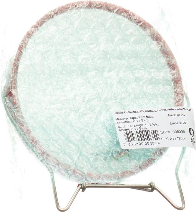 Actual product image Herba Shaving mirror, 2-fold, assorted