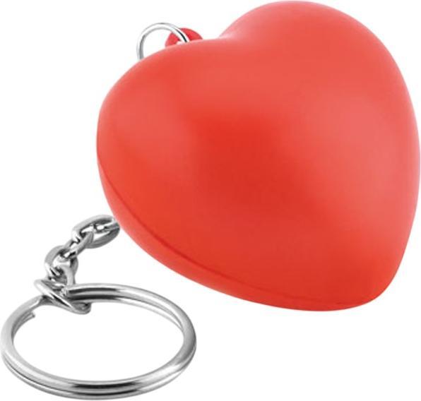 Actual product image MidOcean Lovy Heart PU Keyring