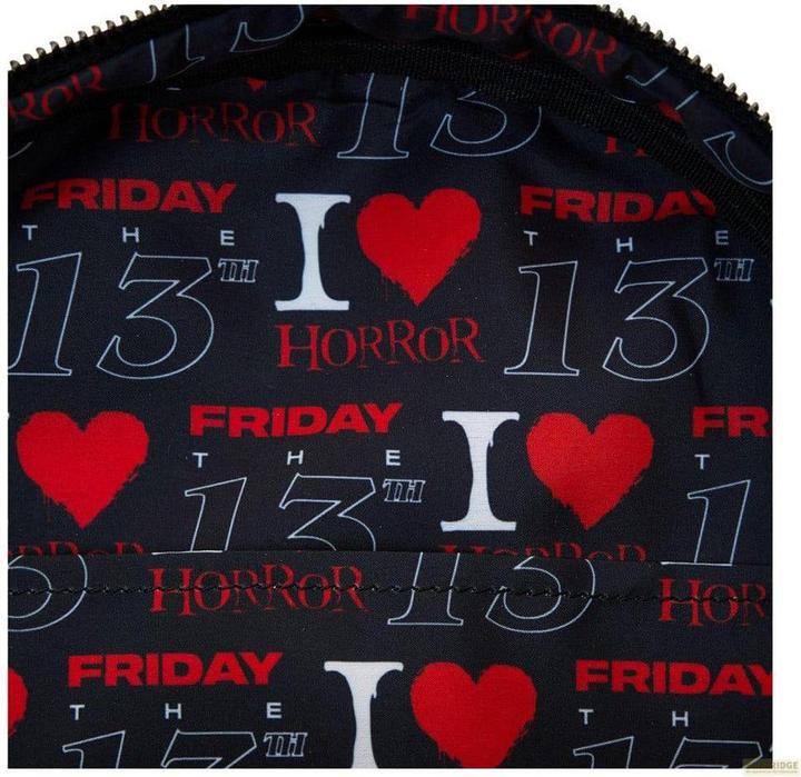 Actual product image Loungefly Freitag der 13. by Mini Rucksack I Heart Horror (0.26 l)