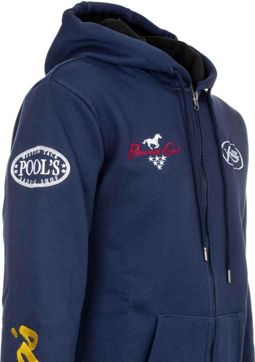 Produktbild Pool's Reit-Sweatshirt mit Kapuze, Vollreissverschluss, Multilogo (XS)