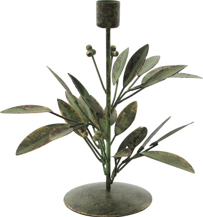 House Doctor Candle stand, HDLeaves, Antique green