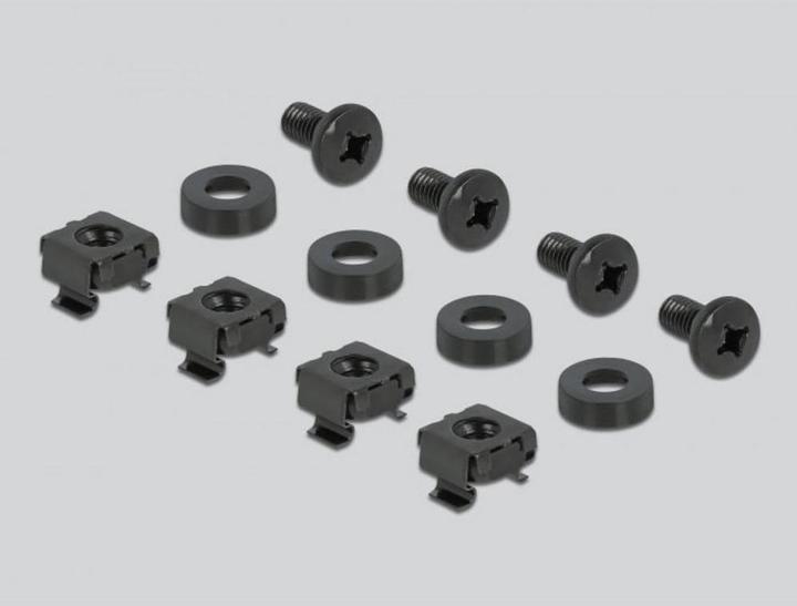Produktbild Delock 48,30cm (19") Hutschienenpanel 2 HE schwarz