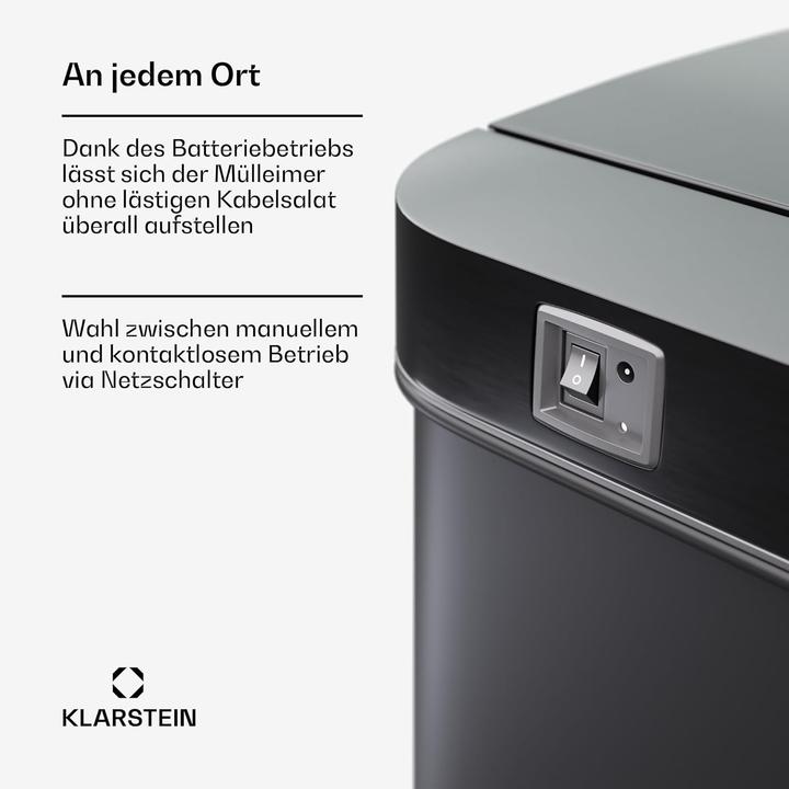Immagine prodotto Klarstein Sensor-Mülleimer mit Soft-Close (50 l)