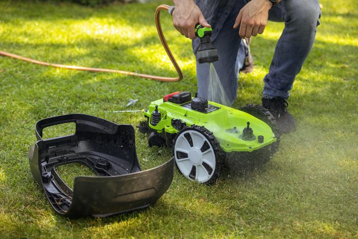 Actual product image Greenworks Lawn robot Optimow 5 (550 m², Boundary wire)