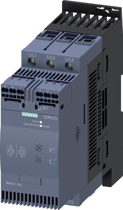 Actual product image Siemens Soft starter 3RW3037-2BB04 (3RW30372BB04)