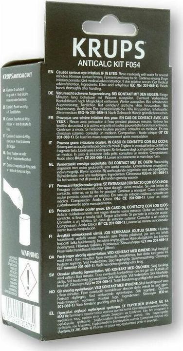 Actual product image Krups Descaling set