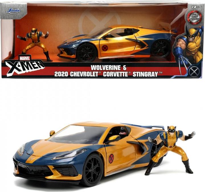 Image du produit Jada Marvel X-Men Wolverin Chevy Corvette