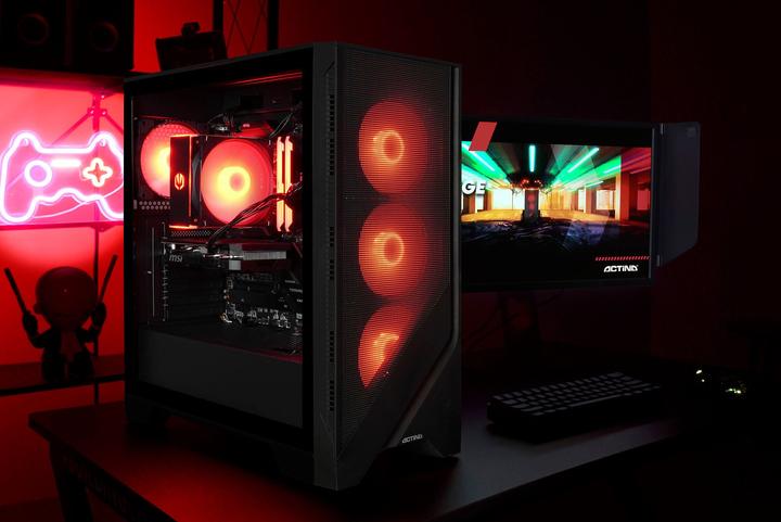 Actual product image Actina 5901443406082 PC AMD Ryzen™ 5 7500F 32 GB DDR5-SDRAM 1 TB SSD NVIDIA GeForce RTX 4060 Midi To (AMD Ryzen 5 7500F, 32 GB, 1000 GB, GeForce RTX 4060)