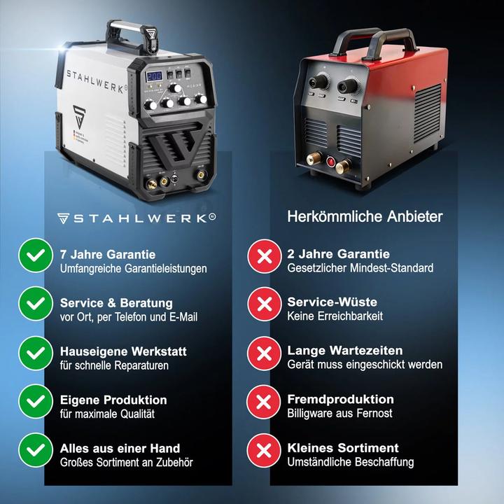 Actual product image Stahlwerk Combination welder AC/DC TIG 200 ST IGBT 200 amps