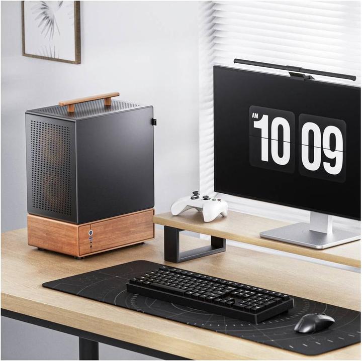Image du produit Jonsbo T7 PC-Gehäuse, Midi-Tower, mATX, Tempered Glass - schwarz (ITX)
