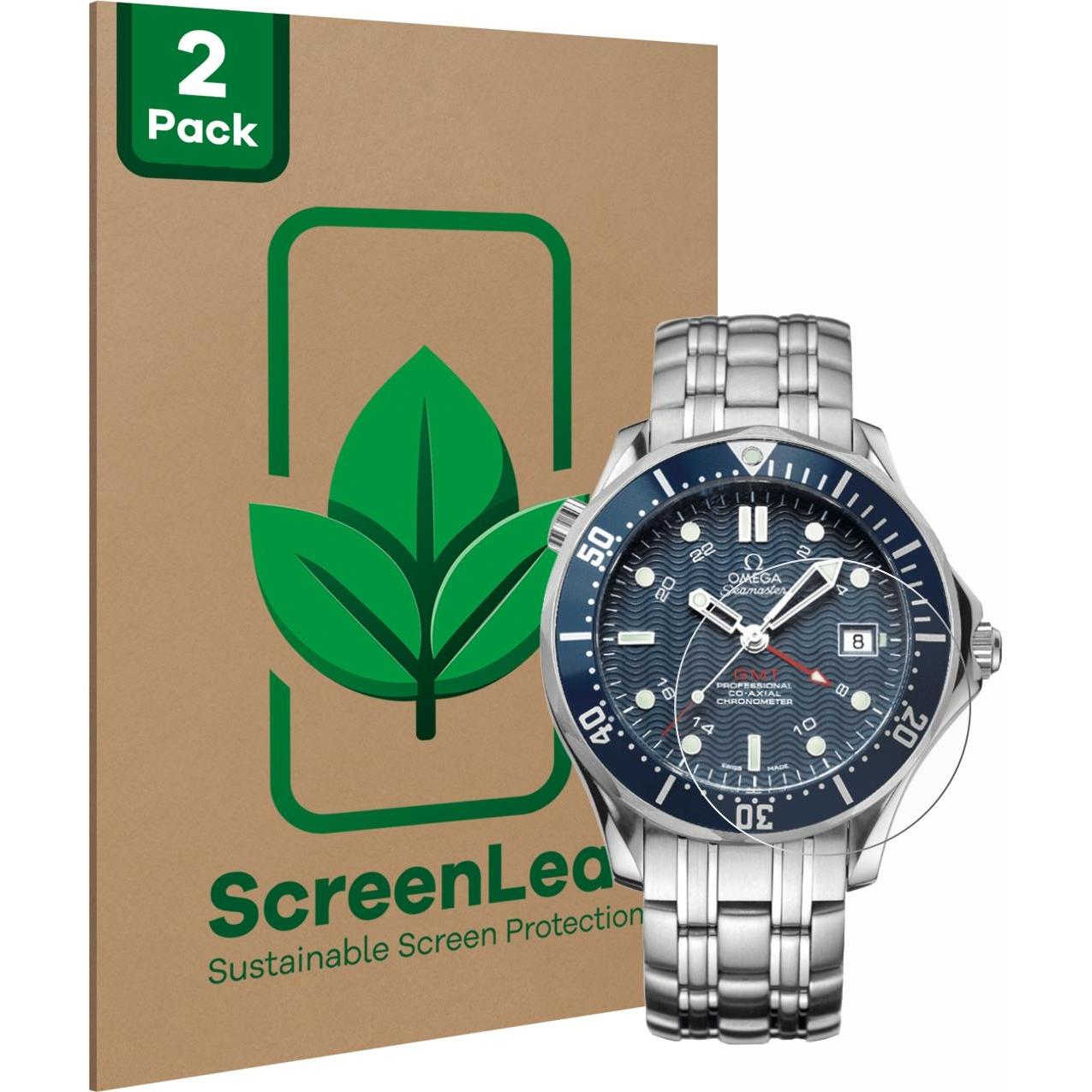 ScreenLeaf Schutzfolie nachhaltiger Displayschutz Displayschutzfolie Folie Klar Transparent, Smartwatch Schutzfolie, Tra...