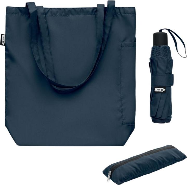 Actual product image MidOcean Seattle RPET Folding Umbrella Set
