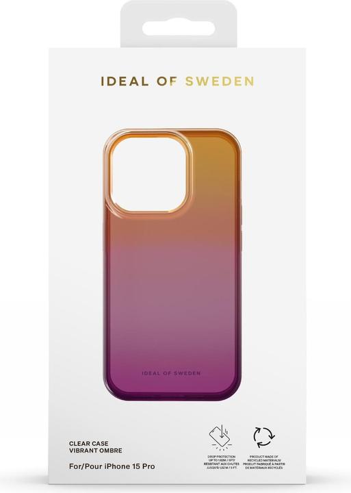 Produktbild iDeal Of Sweden Designer Hard-Cover Vibrant Ombre clear (Apple iPhone 15 Pro)