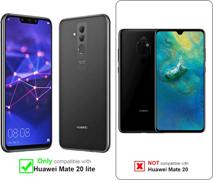 Produktbild Cadorabo Flower Book Cover (Huawei Mate 20 Lite)