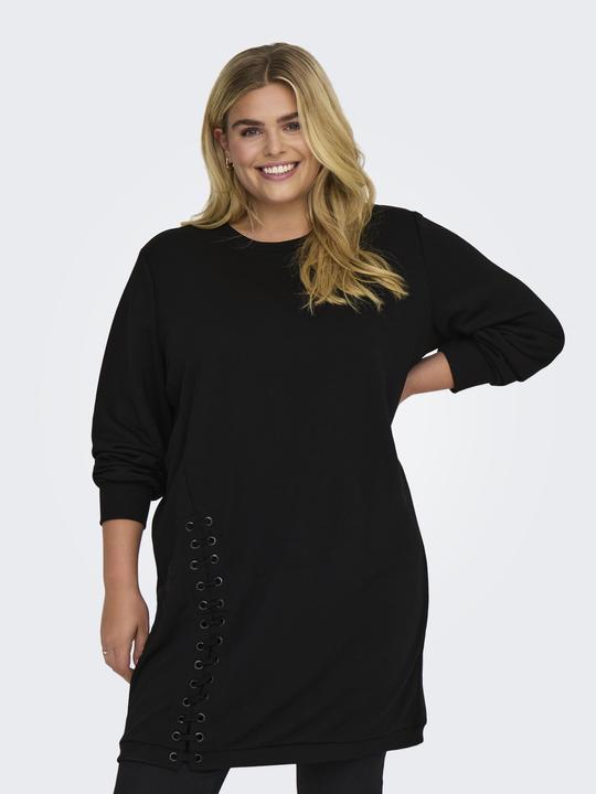 Produktbild Only Curvy einfarbiges Kleid mit langen Ärmeln (L)