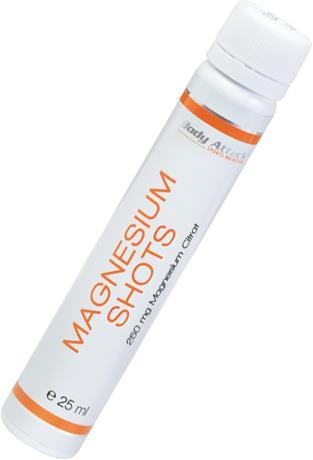 Actual product image Body Attack Magnesium Shots 500ml (20 shots) (Orange, 20 x)