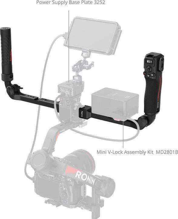 Productafbeelding SmallRig 4327 Focusbediening Dual Grip (Gimbal handvat)