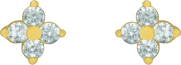 Produktbild Amor Ohrschmuck für Damen, Gold 375, Zirkonia synth. | Blume (9 ct, Gold 375)