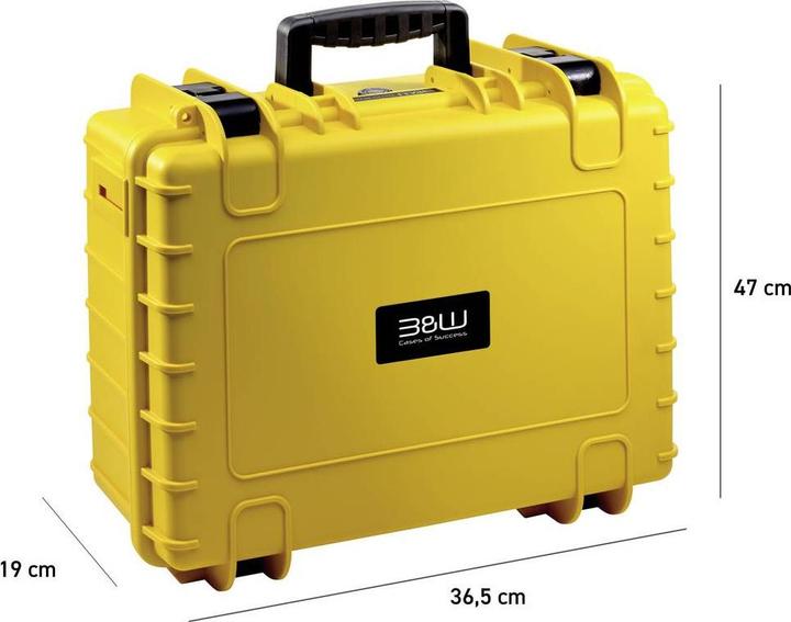 Image du produit B&W International B&W drone.case PP.221 gelb für DJI Mavic 4 Pro (Valises de drone, Dji Mavic 4 Pro)