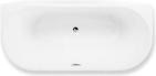 Actual product image Back To Wall acrylic bath - length 1700 mm - height 600 mm - width 800 mm - with chrome plating (215 l, 170 cm, 80 cm)