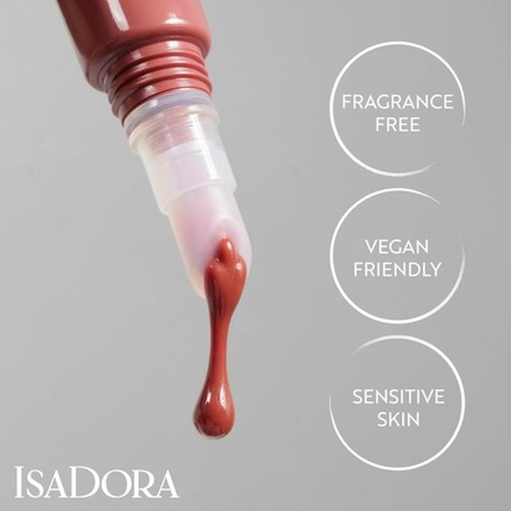 Immagine prodotto Isadora Glossy Lip Treat Lucidalabbra per labbra carnose Collagene Boost Unico Lucentezza non appiccicosa (Punzone rosa)
