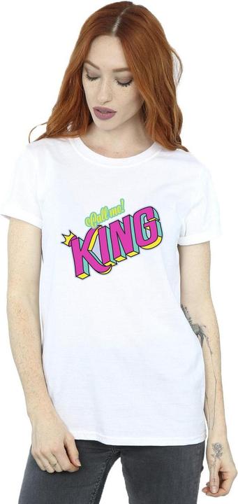 Actual product image Disney Womens/Ladies The Lion King Classic King Cotton Boyfriend T-Shirt (XL)