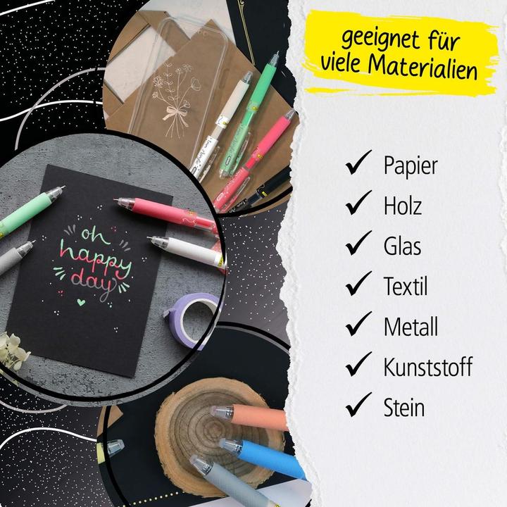 Image du produit Online Acryl Liner 18623/6 black (Noir, 6x)