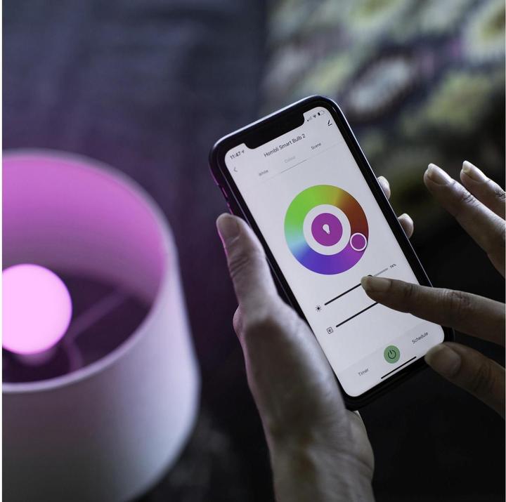 Produktbild Hombli Smart Bulb 9W RGB (2x) (E27, 9 W, 800 lm, 2 x, F)