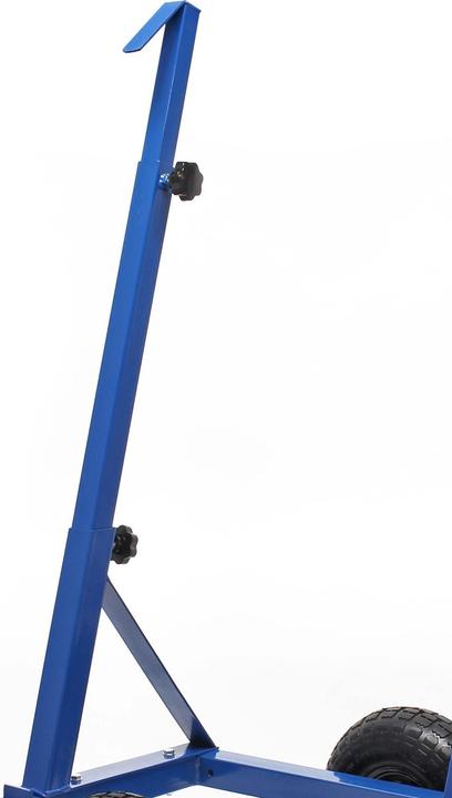 Actual product image XPOtool panel cart max. 200kg pneumatic tyres and steel tray supports adjustable in height 280–830mm (200 kg, 1)