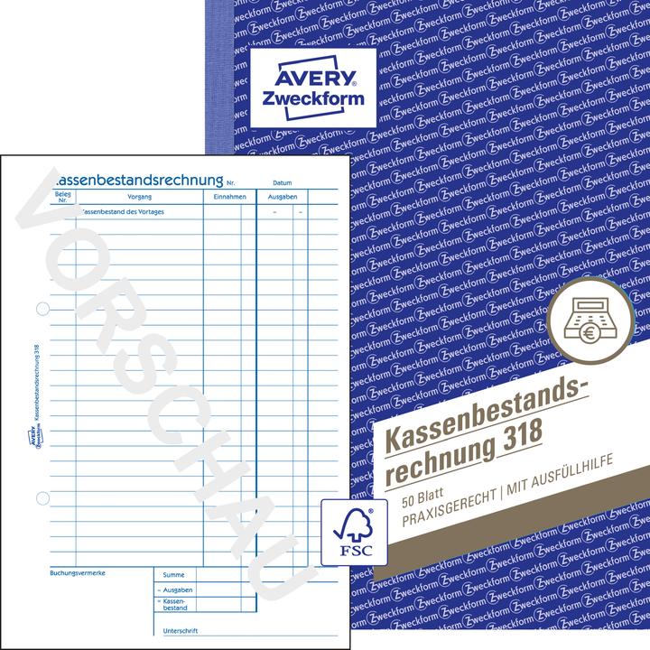 Productafbeelding Avery Kasbalans 318 (50 x)