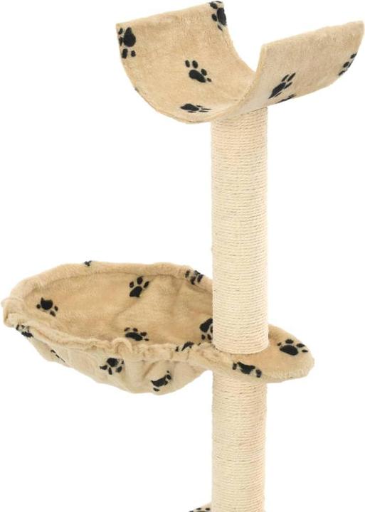 Actual product image vidaXL Charlee (105 cm, Beige with paw pattern)