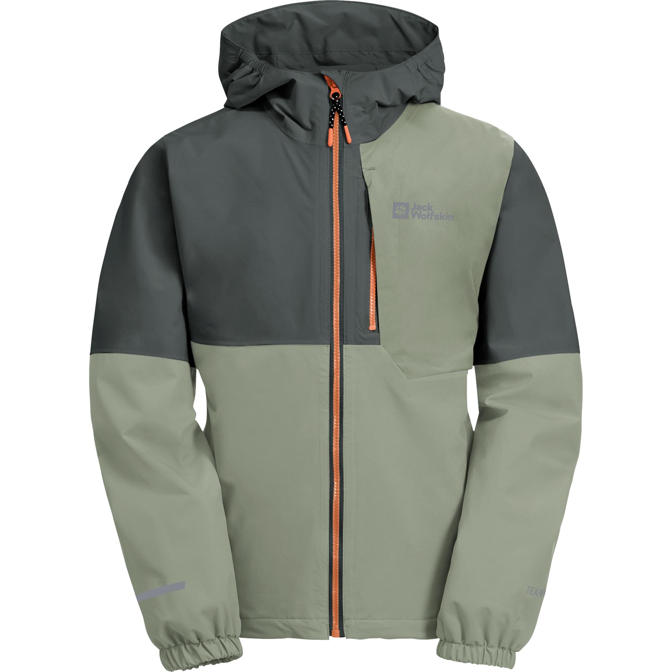 Jack Wolfskin, Unisex, Jacke, Actamic 2L Jkt K (152), Grün, 152