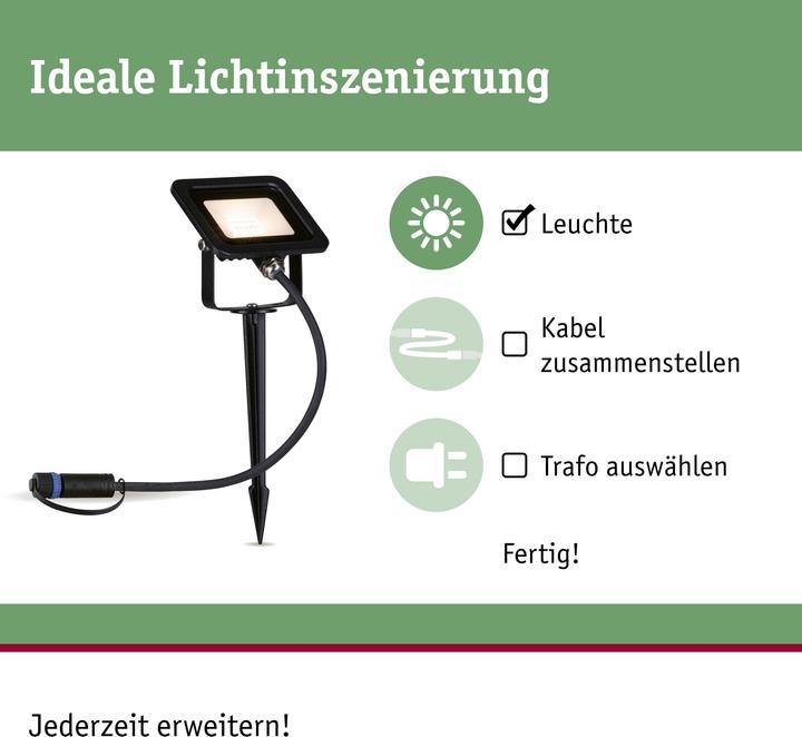 Immagine prodotto Paulmann Outdoor Plug & Shine Spot Flood (650 lm, IP65)