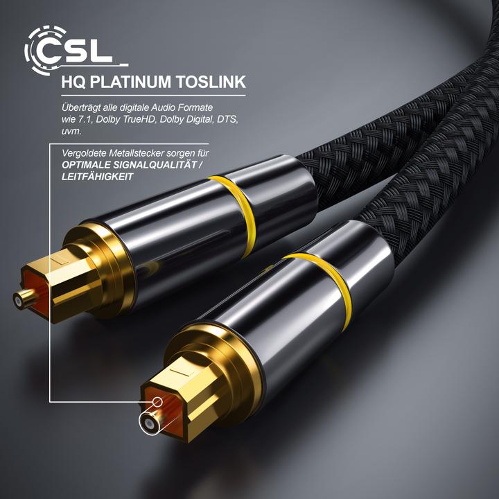 Actual product image CSL Toslink - Toslink (0.50 m, Optical)