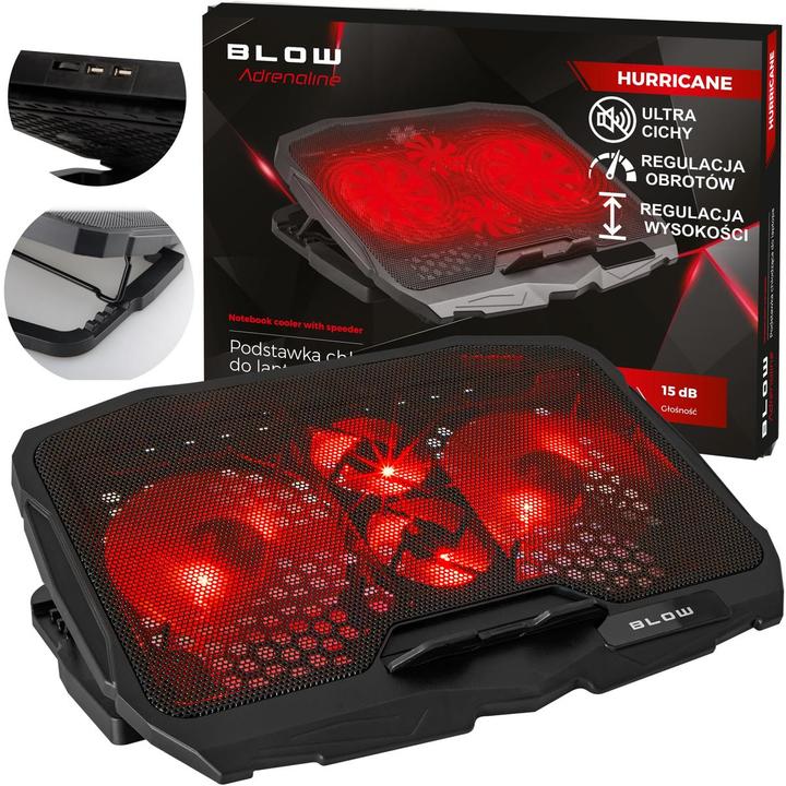 Immagine prodotto Blow Pad di raffreddamento per laptop 4 FAN HURRICANE