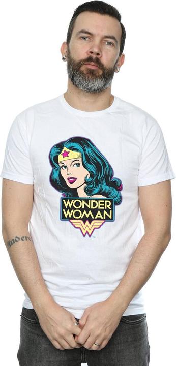 Produktbild Wonder Woman Head TShirt aus Baumwolle (M)