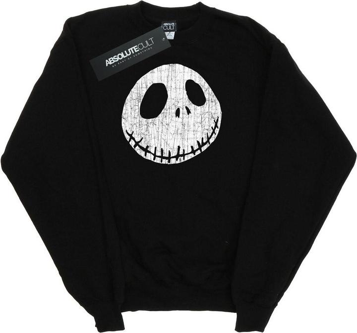 Produktbild Disney Nightmare Before Christmas Jack Cracked Face Sweatshirt Jungen (152, 158)