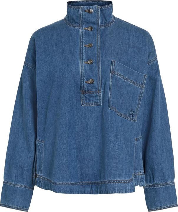Immagine prodotto Rouge Edit Stehkragen Jeanshemd (40)