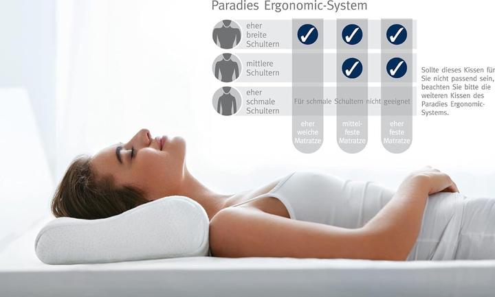 Produktbild Paradies Nackenstützkissen Latex Vario-Ergonomic - 40x80 cm (80 x 40 cm)