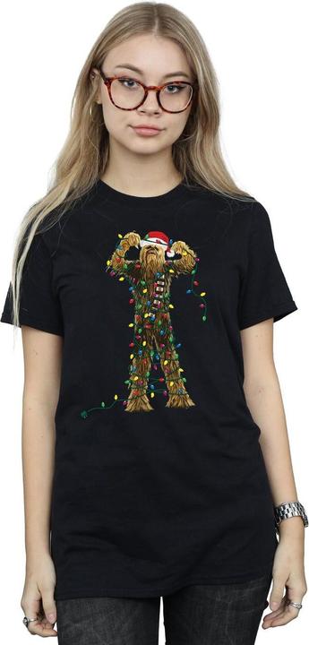 Produktbild Star Wars Chewbacca Christmas Lights TShirt (M)
