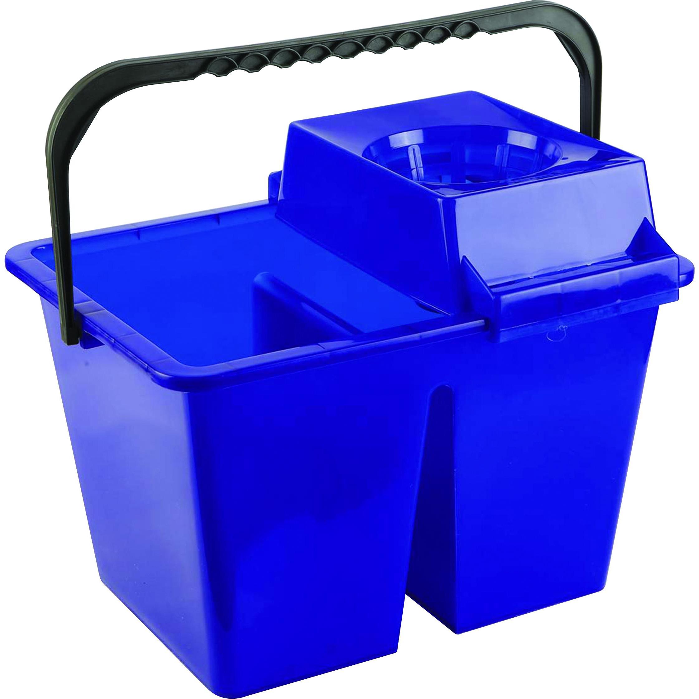 MSV Seau Bibac Avec Essoreur 14l Bleu, Abfalleimer, Blau