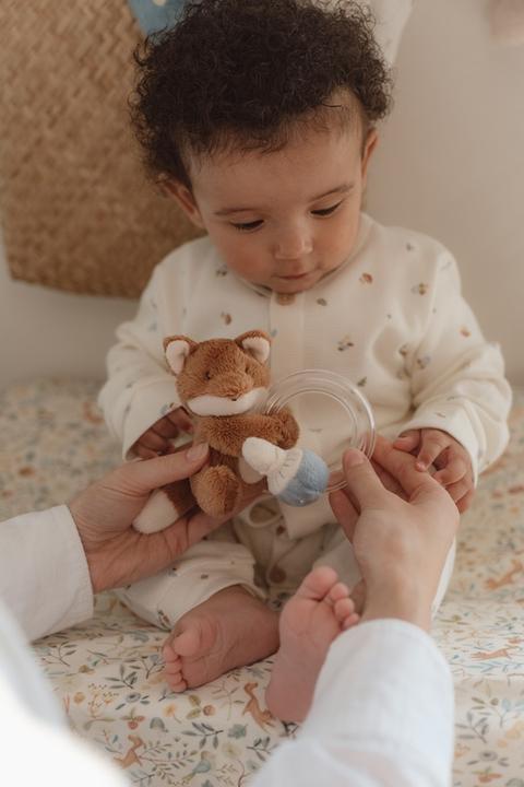 Actual product image Little Dutch Ring rattle fox Forest Friends