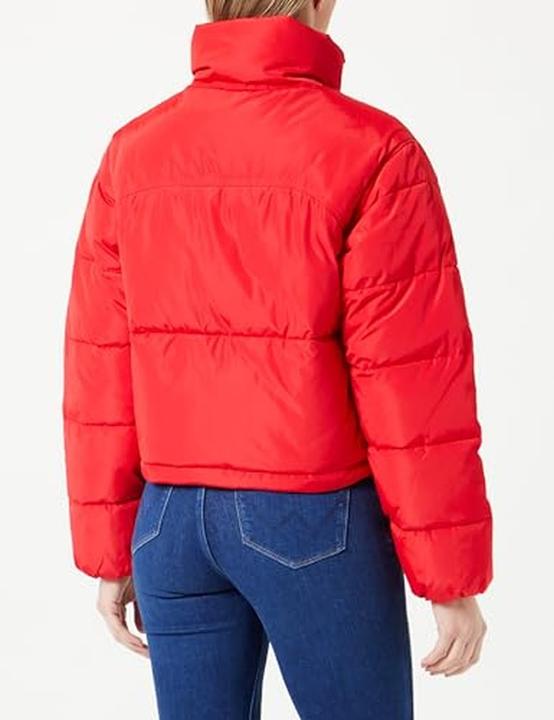 Actual product image Calvin Klein Non Down Cropped Puffer Quilted Jacket (M)