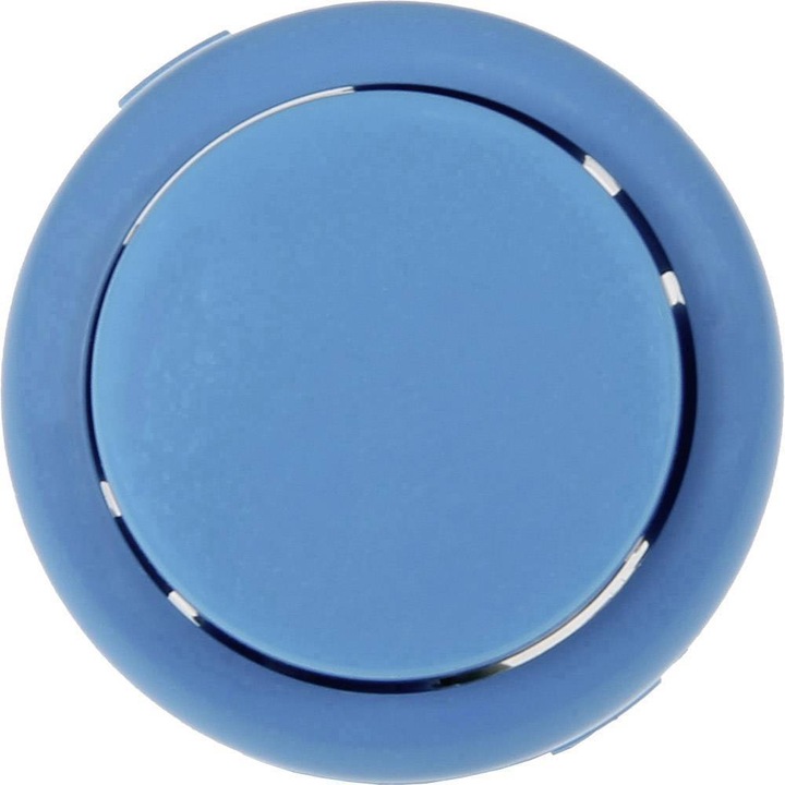 Joy-it ARC Button M BL Mini Arcade Button mit Mikroschalter blau