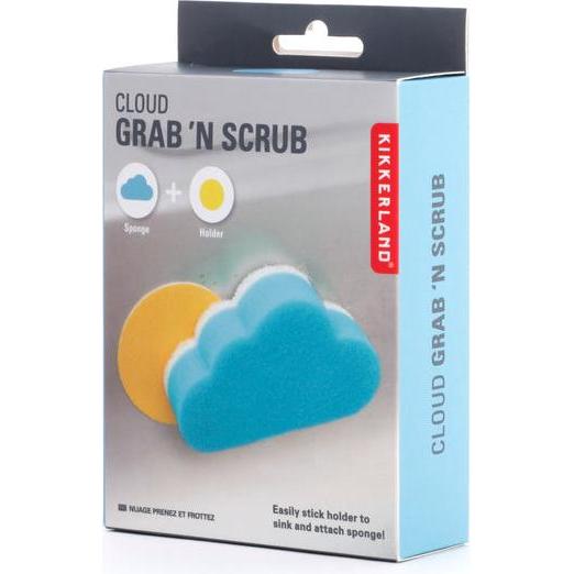 Thumbnail - Kikkerland Sink Sponge And Holder Cloud, Abtropfgestell