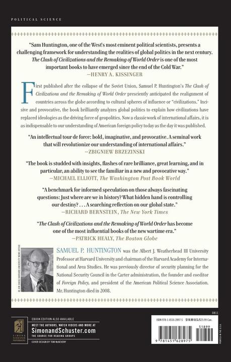 Produktbild The Clash of Civilisations and the Remaking of World Order (Englisch, Samuel P. Huntington, 2011)